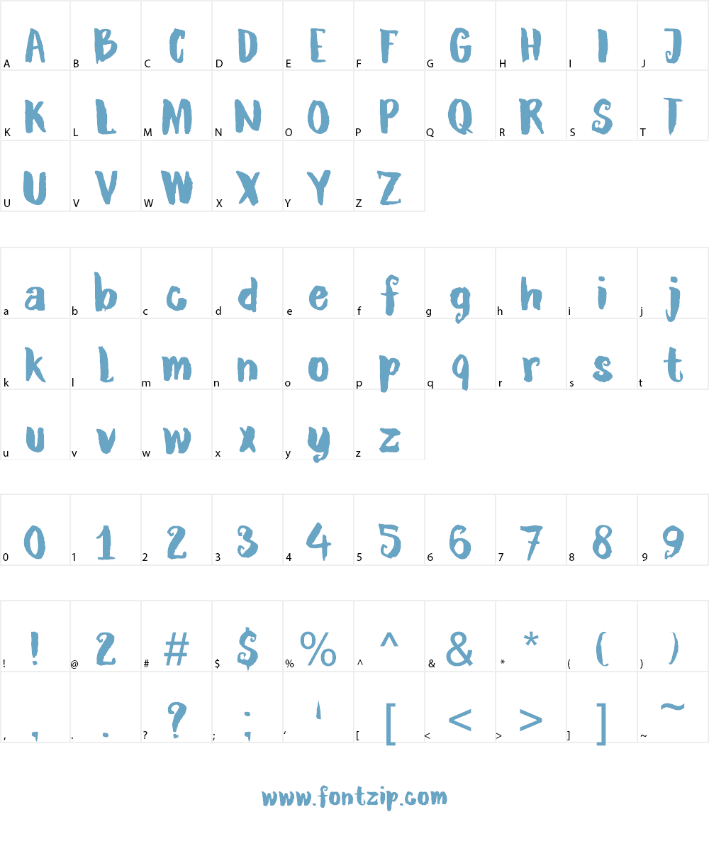 DK Ruby Red Font Character